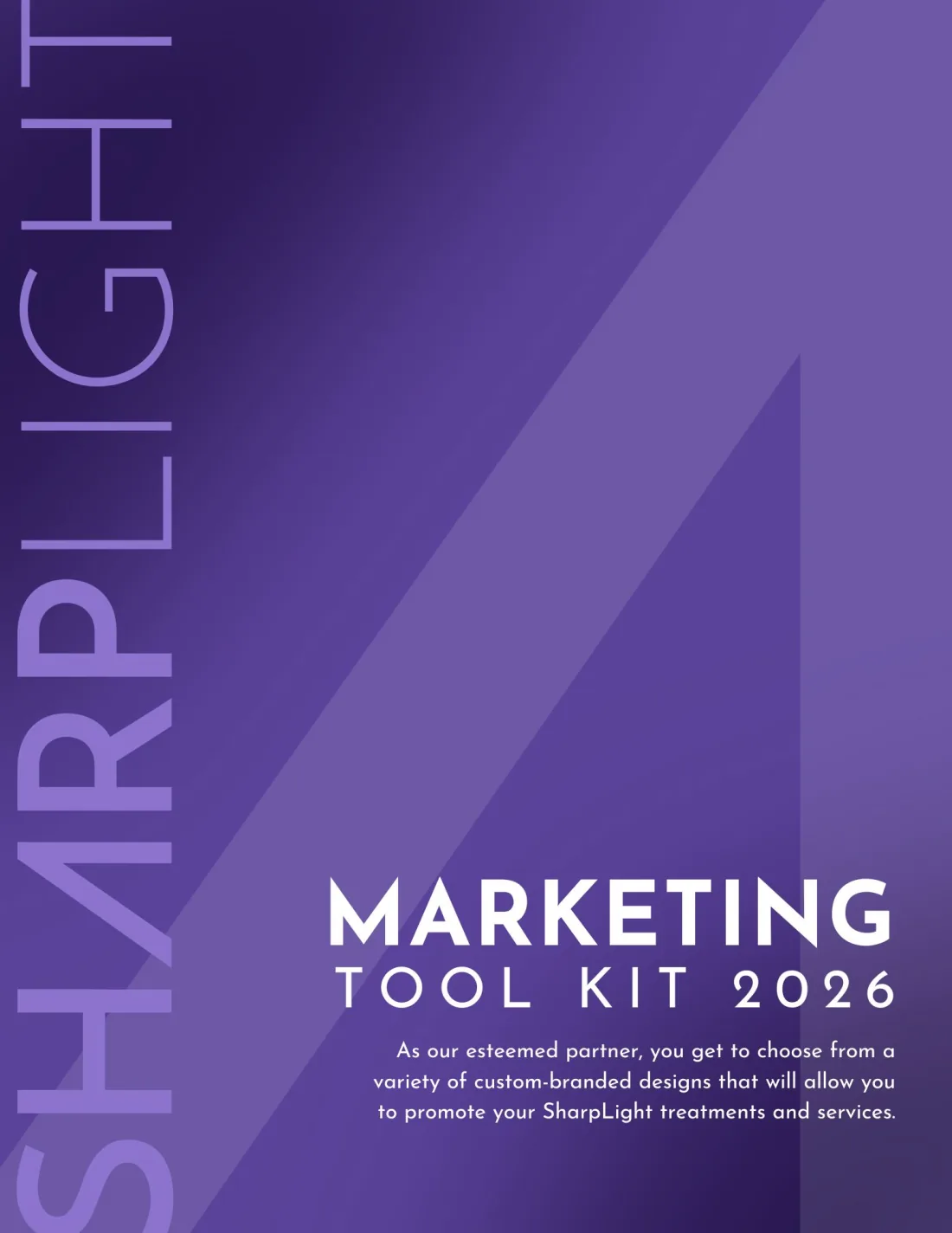SharpLight Marketing Toolkit 2026 for clinic partners