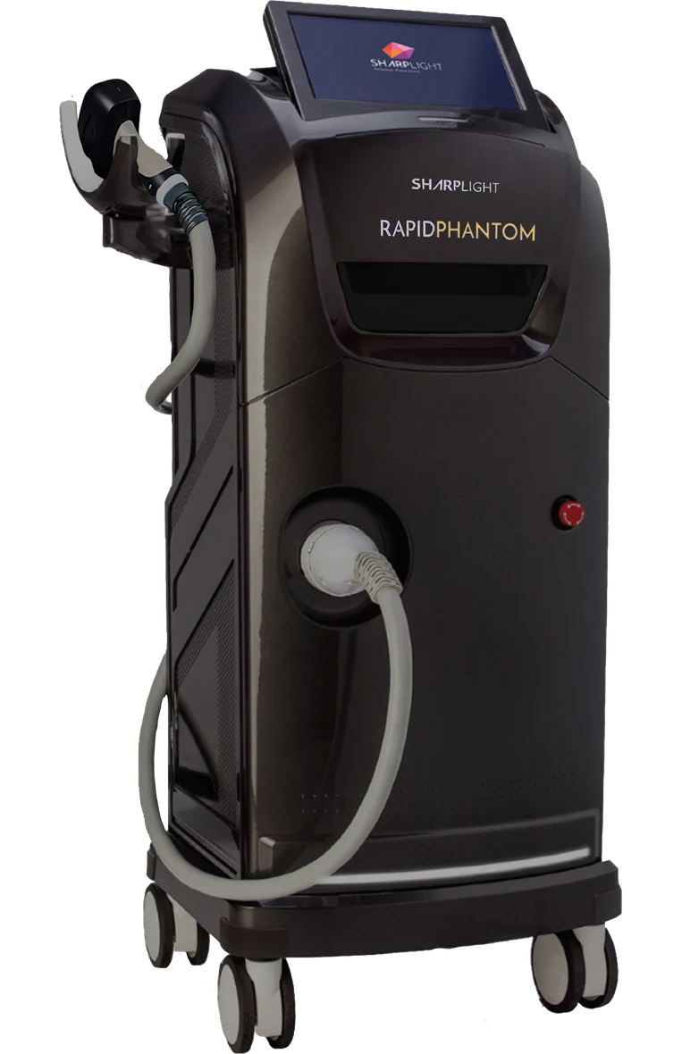 Rapid Phantom diode-laser workstation with mounted handpiece